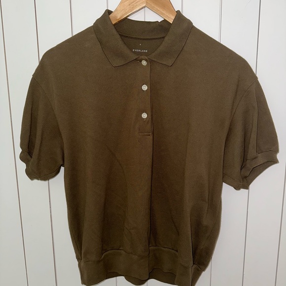 Everlane army green polo. - Picture 8 of 8